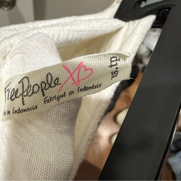 Free People Cream High Low Skirt - Picture 6 of 6